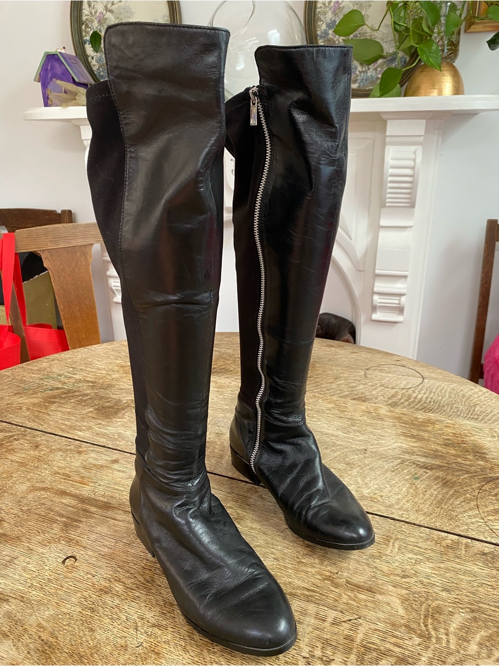 Michael Kors over the knee Leather Upper boot - Size 8M